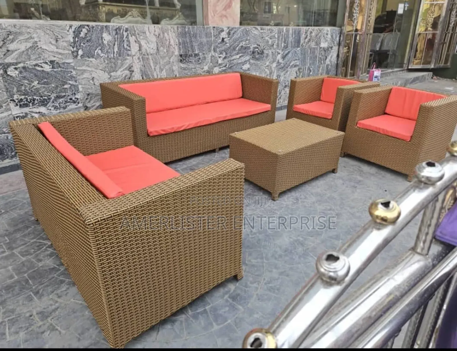7-Seater Rattan Chairs