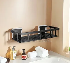 Black Multifunctional Storage Rack