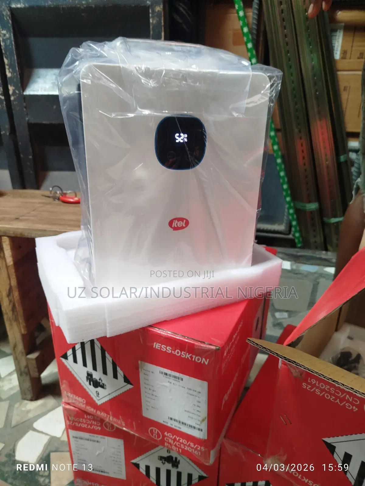 1kwh (500w) Itel Solar Generator