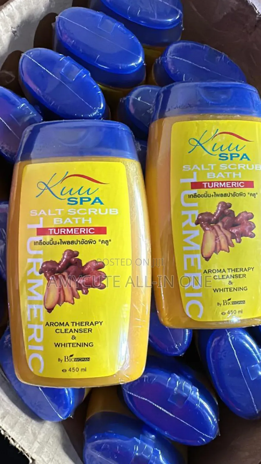 Kuu Spa Turmeric Salt Scrub Bath