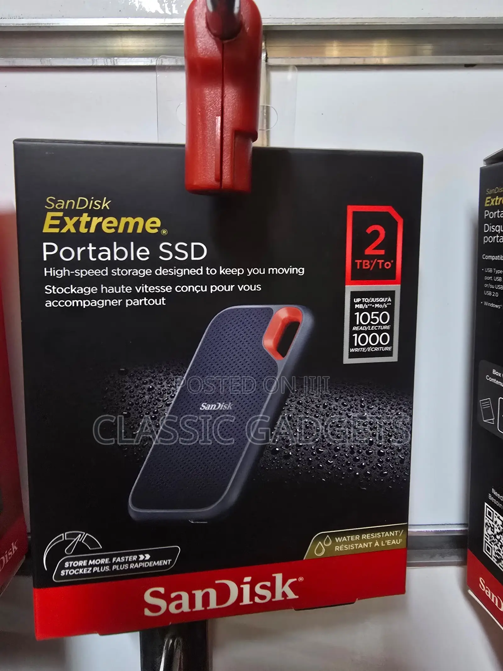 Sandisk 2tb Extreme Portable SSD - Up to 1050mb/S