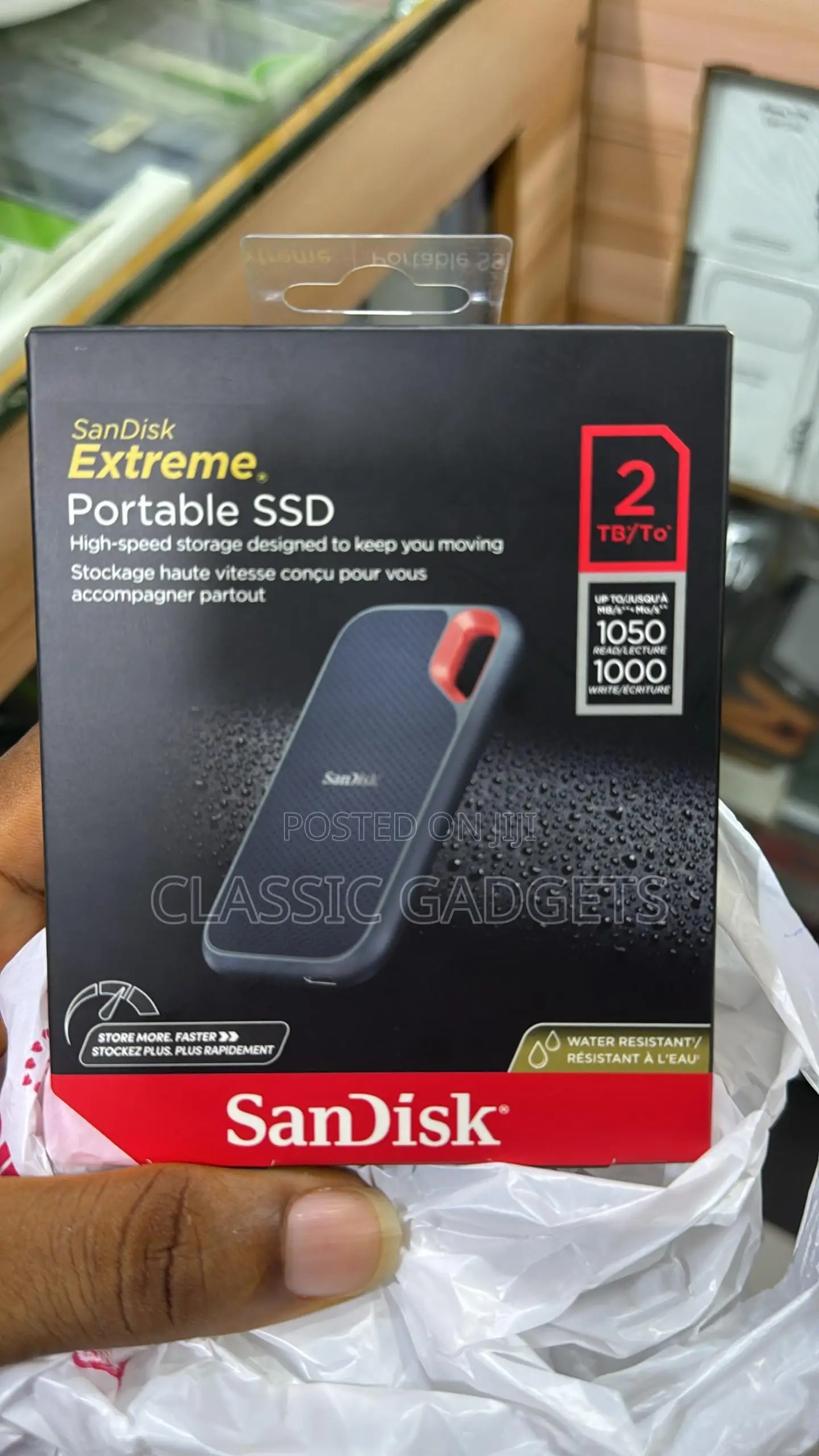 Sandisk 2tb Extreme Portable SSD - Up to 1050mb/S
