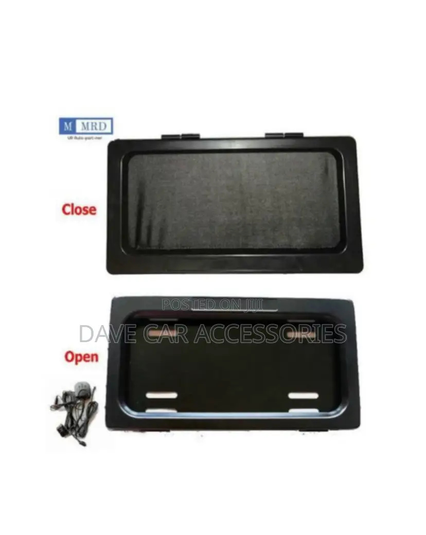 Remote Control Plate Number Cover