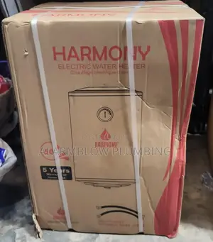 Harmony Electric Water Heater With a 50-Liter Capacity.