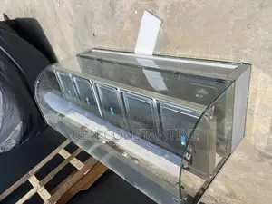 5 Plates Foreign Curved Glass Bain Marie ( Up and Down )