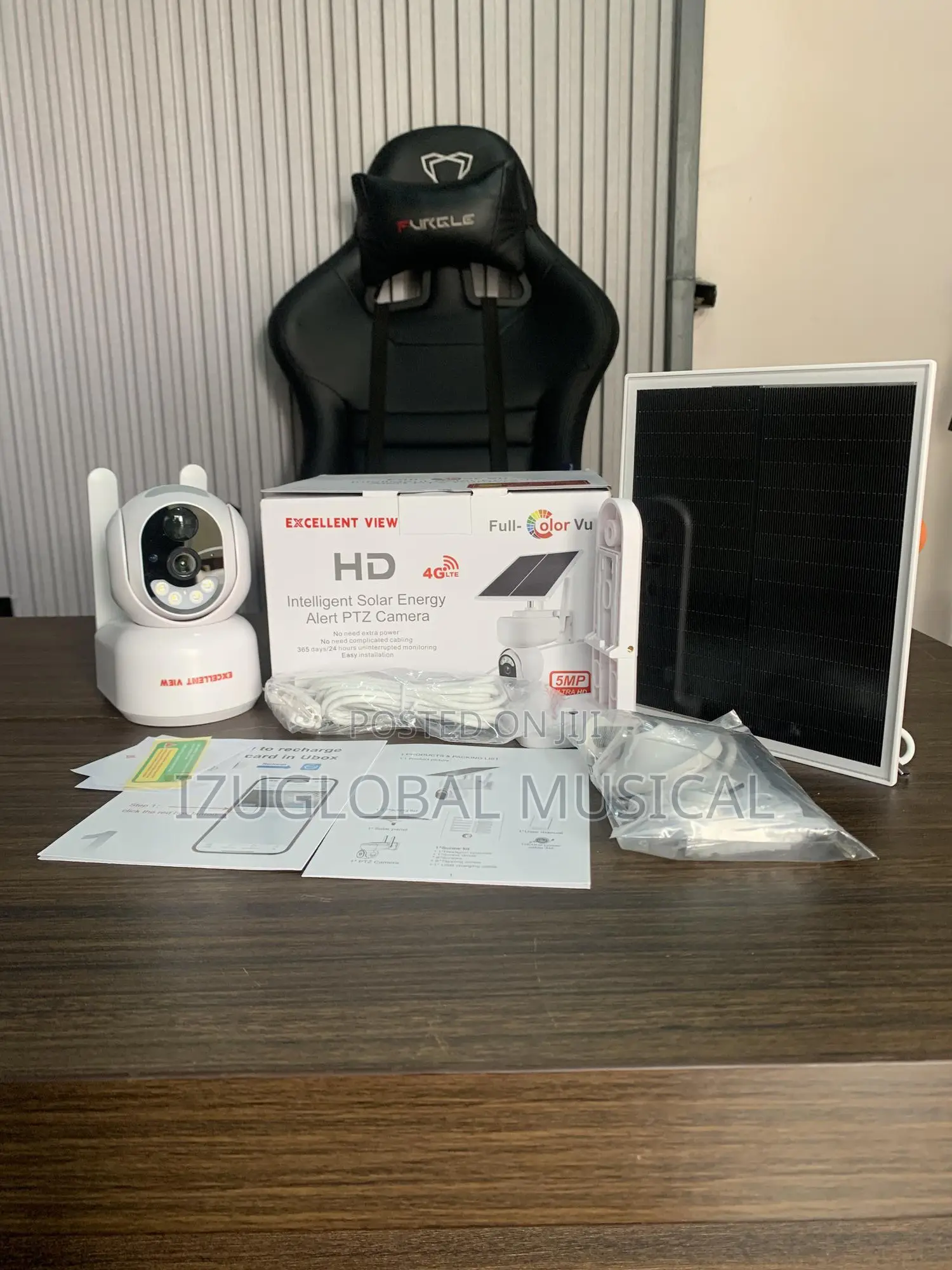 Excellent View Intelligent Solar Energy Alert PTZ Camera