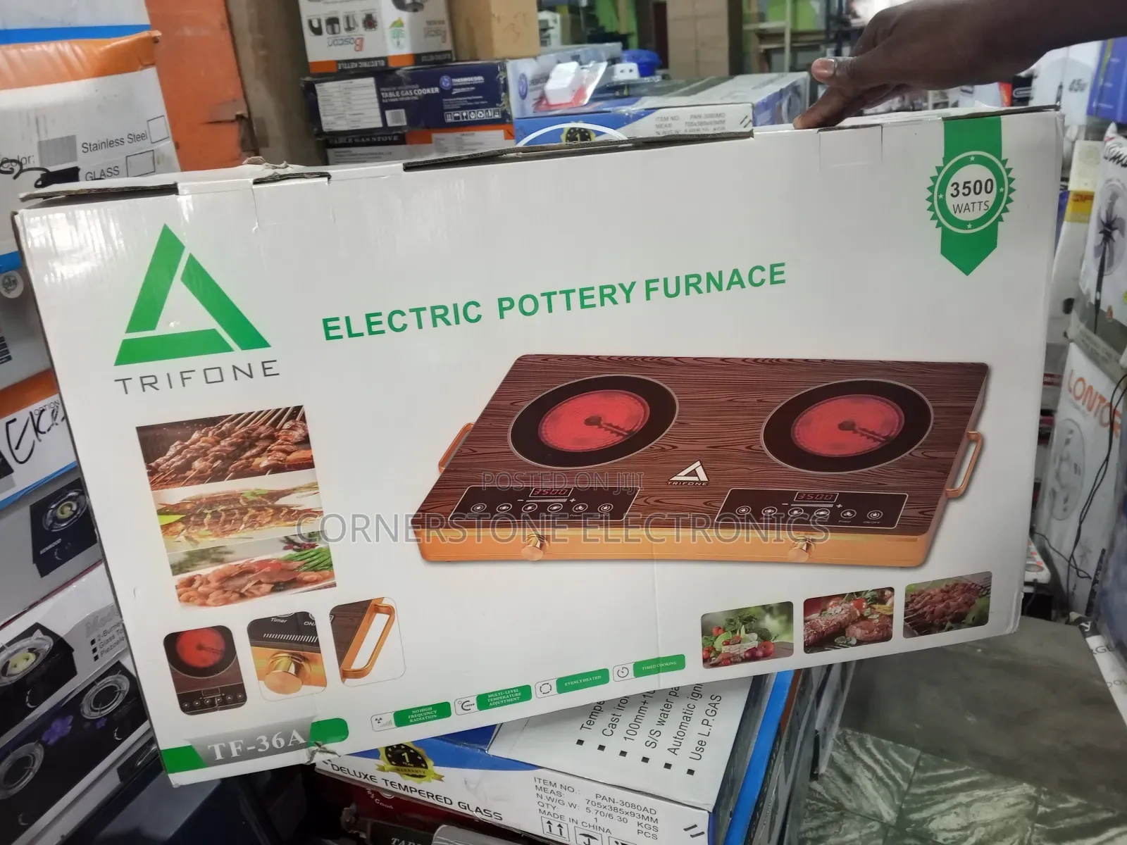 Tifone Electric Cooker 2 Burners