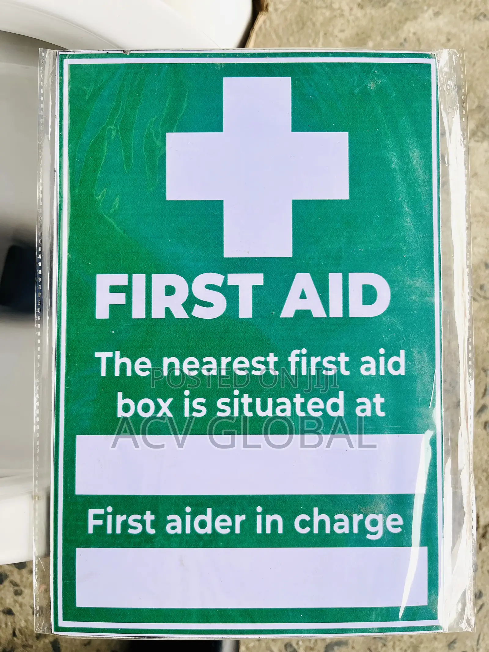 First Aid Signage