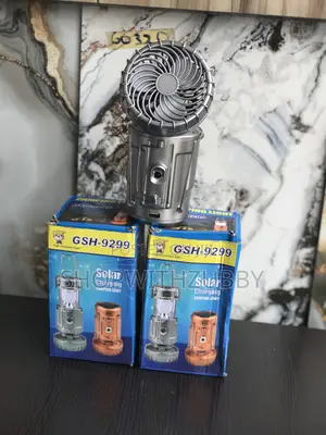 Solar Camping Light and Fan