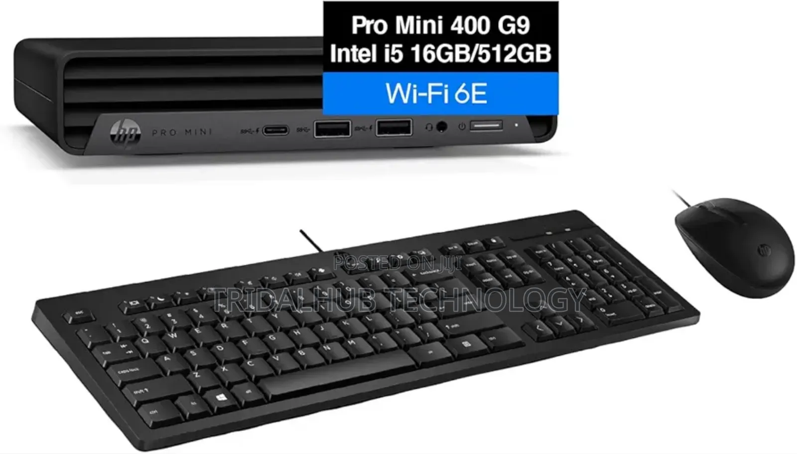 New Desktop Computer HP Pro 400 G9 8GB Intel Core i5 SSD 512GB