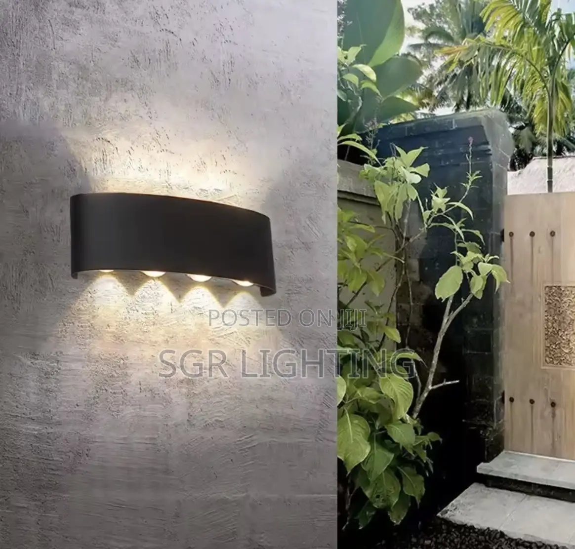Led Up and Down Illuminated Wall Light Waterproof Interior Wall Light