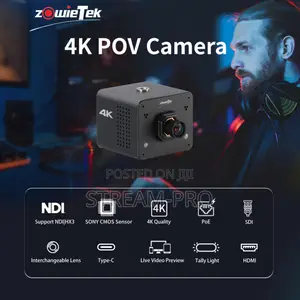 Zowiecam Ptz 4k Pov Sdi, Hdmi, Poe, Ndihx Camera, Af