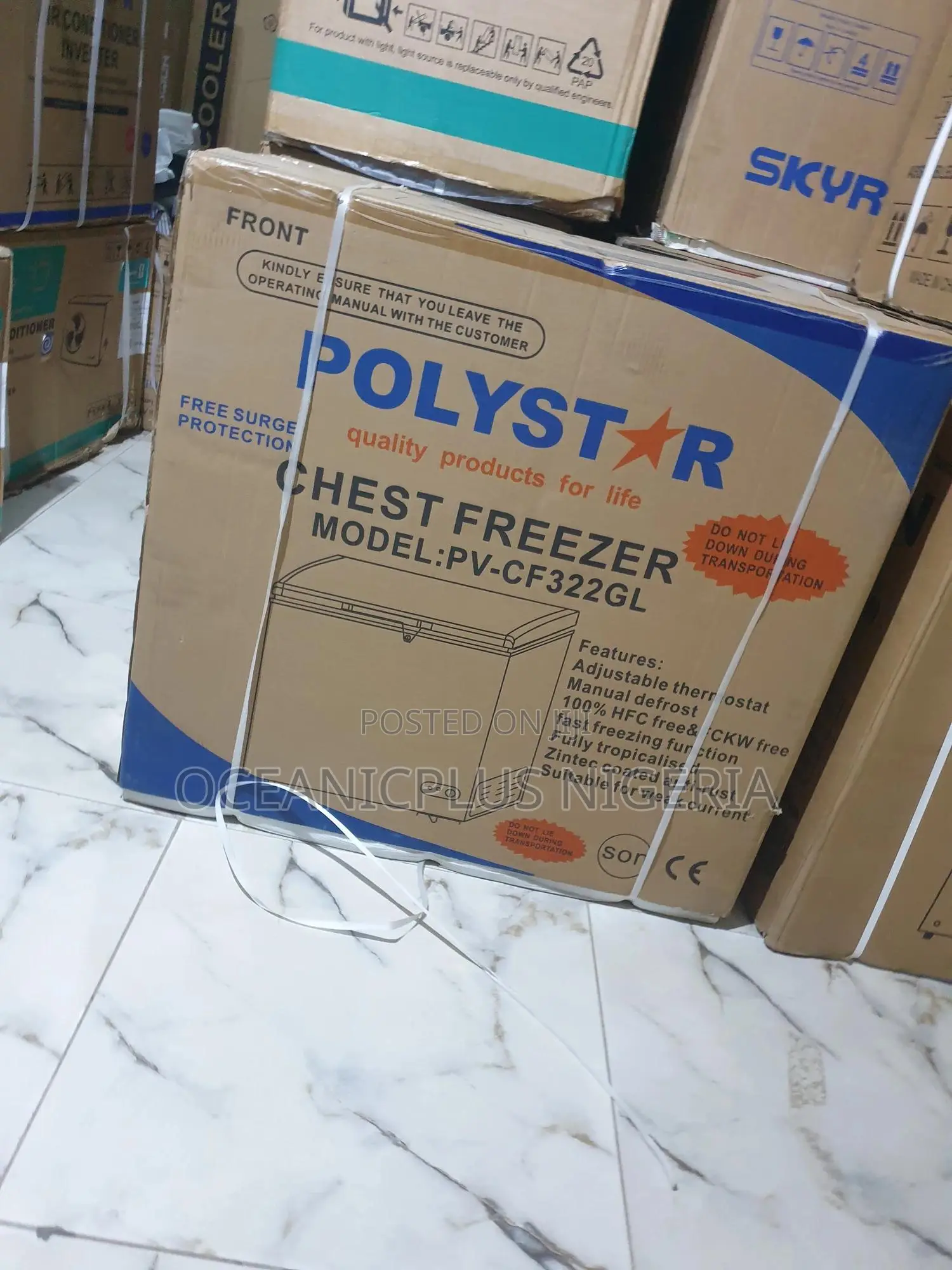 Polystar 200l Chest Freezer – Fast Freezing Deep Freezer