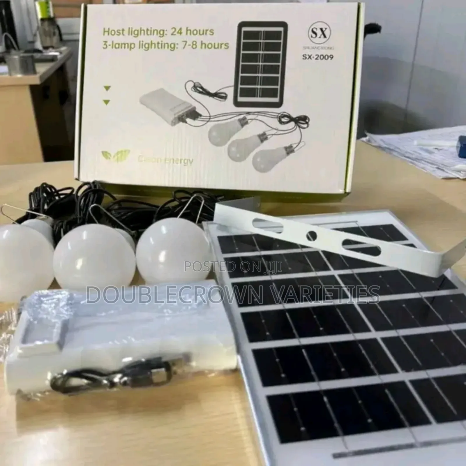 Solar Bulbs With Power Bank and Panel