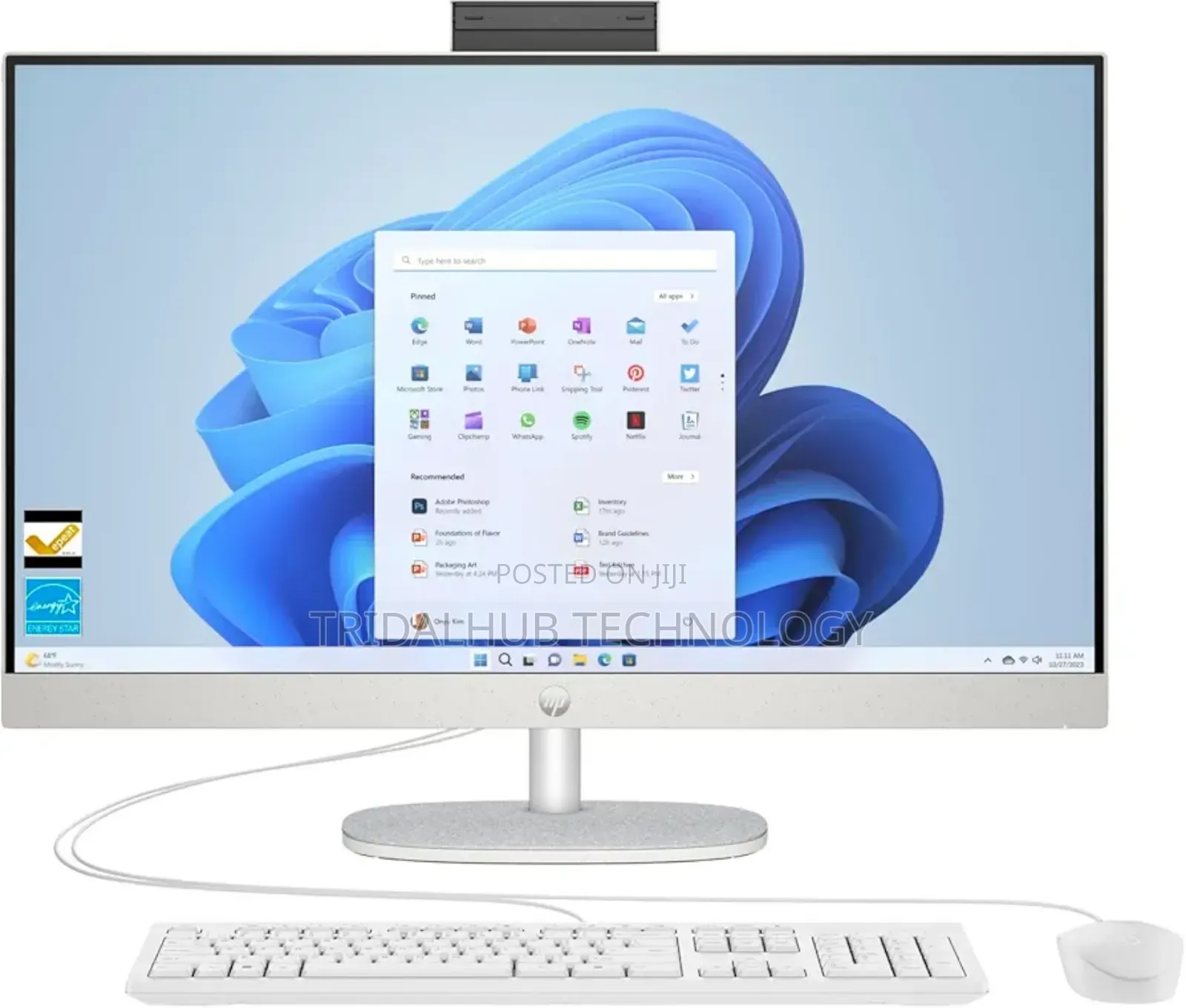 New Desktop Computer HP AiO 27 32GB Intel Core Ultra 7 SSD 1T