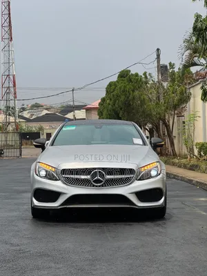 Mercedes-Benz C300 Base 4Matic Coupe AWD (2.0L 4cyl 7A) 2017 Silver