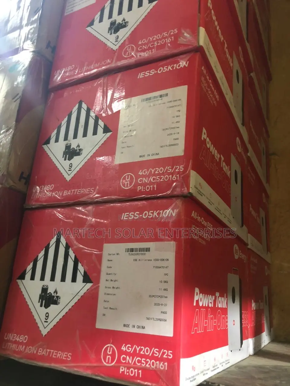 500w/1kwh All in One Power Tank Itel Solar