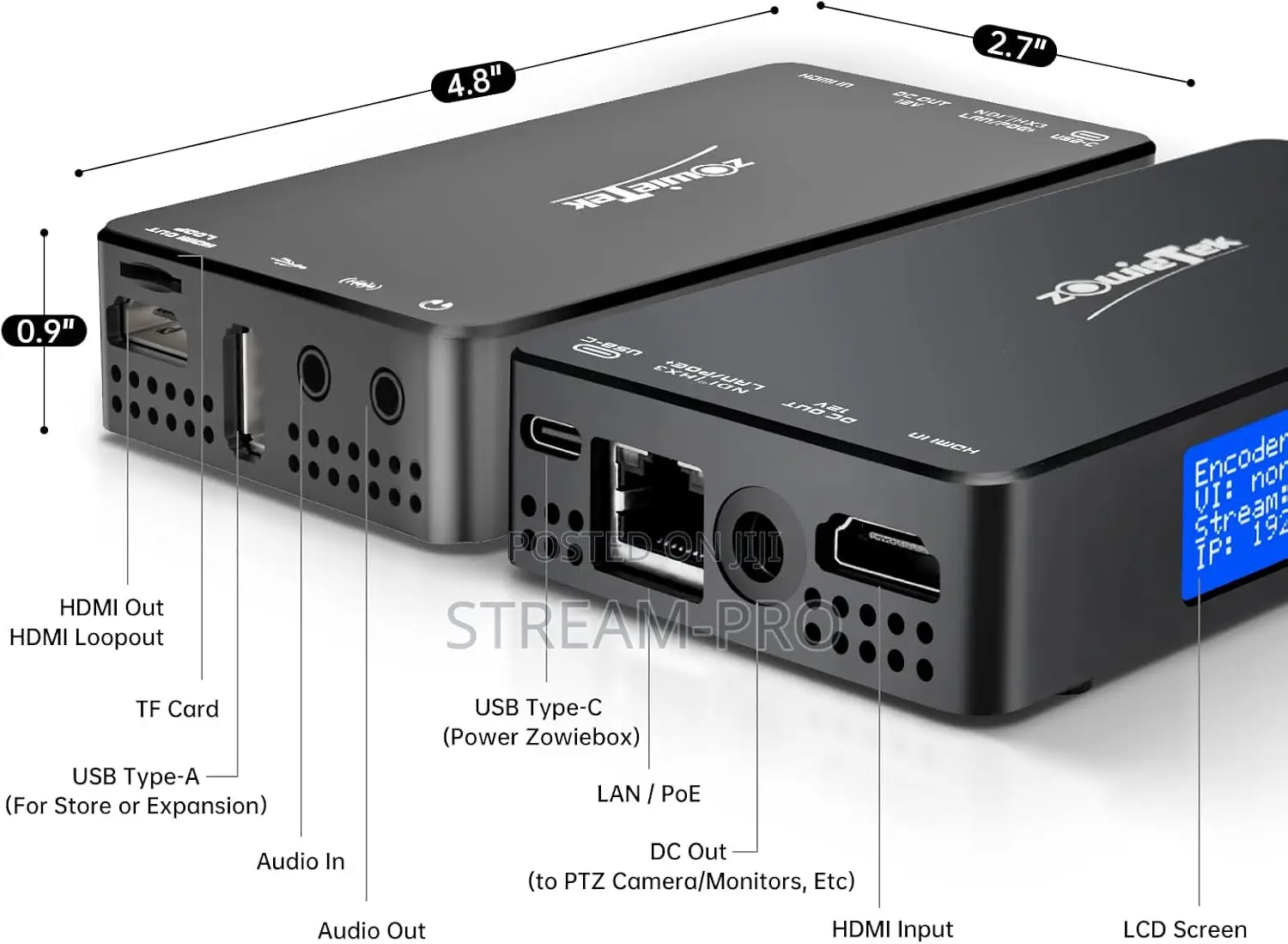 4k60fp Hdmi and Ndihx Video Encoder/Decoder Zowiebox