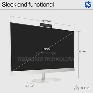 New Desktop Computer HP AiO 27 16GB Intel Core Ultra 5 SSD 512GB
