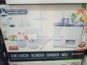 Master Chef 4‐In‐1 Juicer Blender Grinder Mill