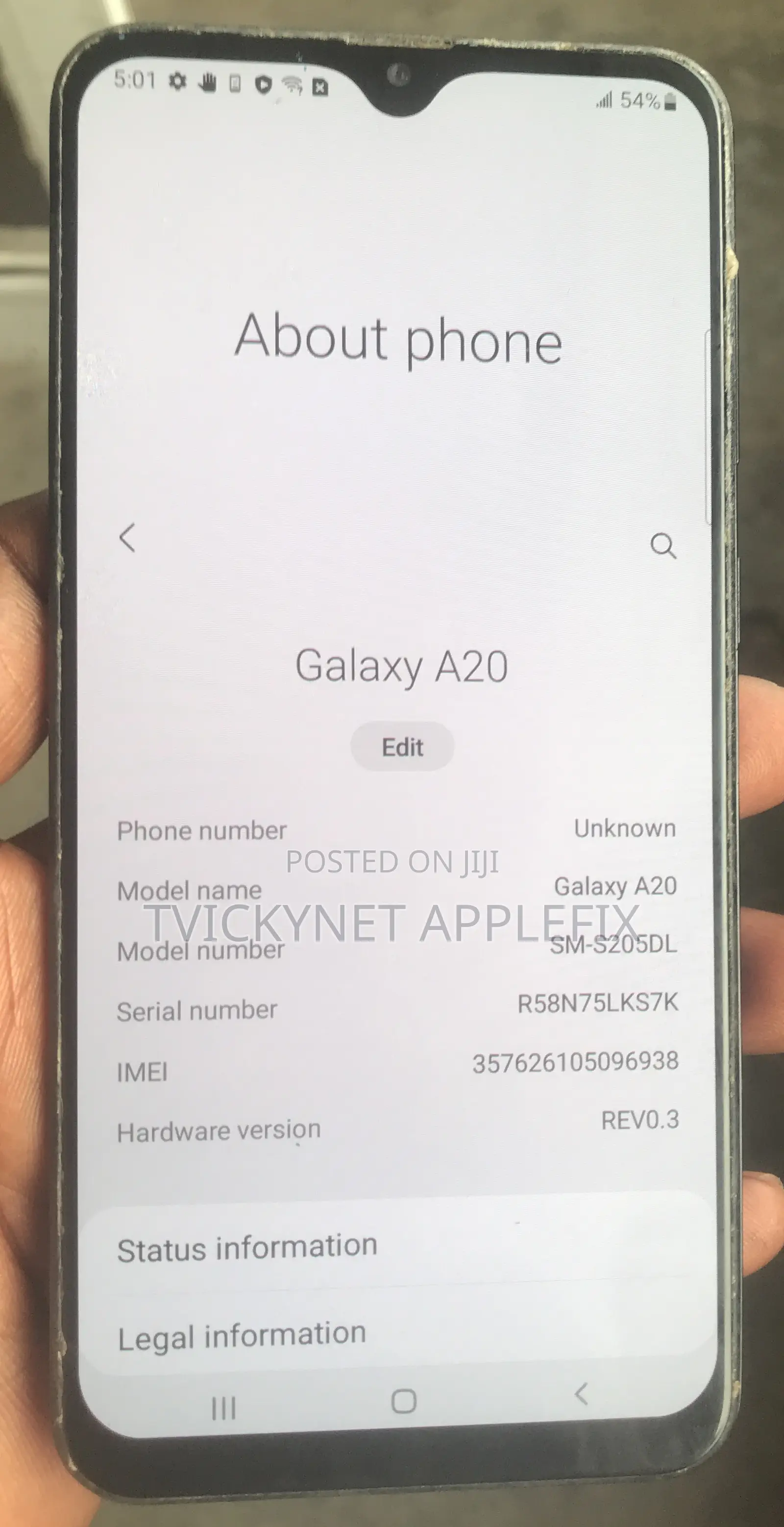 Samsung Galaxy A20 32 GB Black