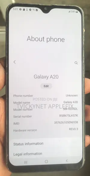 Samsung Galaxy A20 32 GB Black