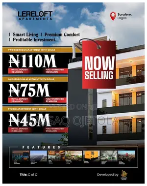 2bdrm Apartment in Lereloft Apartment, Aguda / Surulere for sale