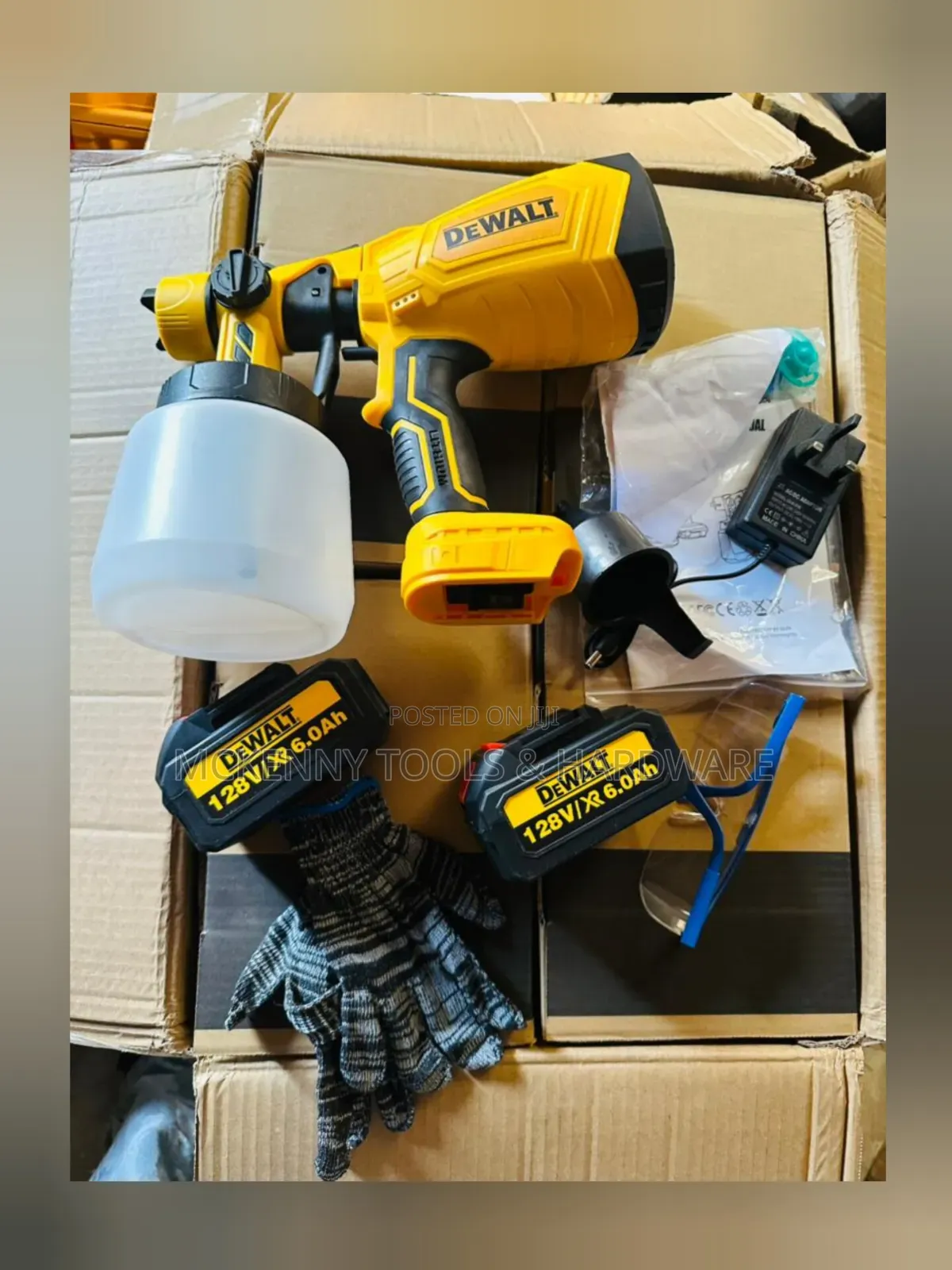 Dewalt 128v Cordless Paint Sprayer Kit – 2 Batteries