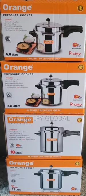 Orange Pressure Cooker