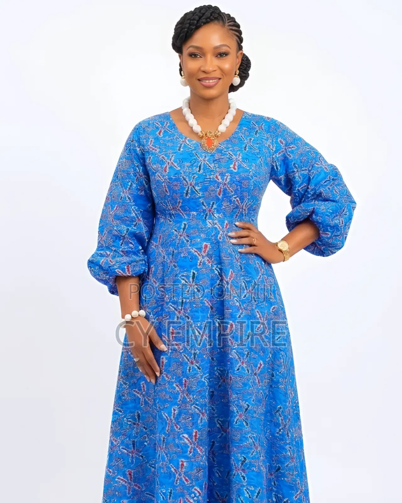 The Ankara Bloom Maxi