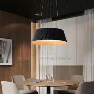 Spanish Designer Wood Grain Ceiling Pendant Fitting Lamp Light