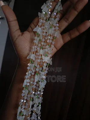 Butterfly Glow in the Dark and Crystal Luxury Waist Bead