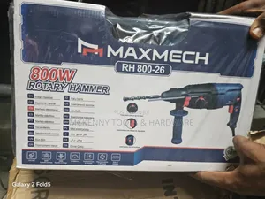 Maxmech 800w Rotary Hammer Drill (Rh 800-26)