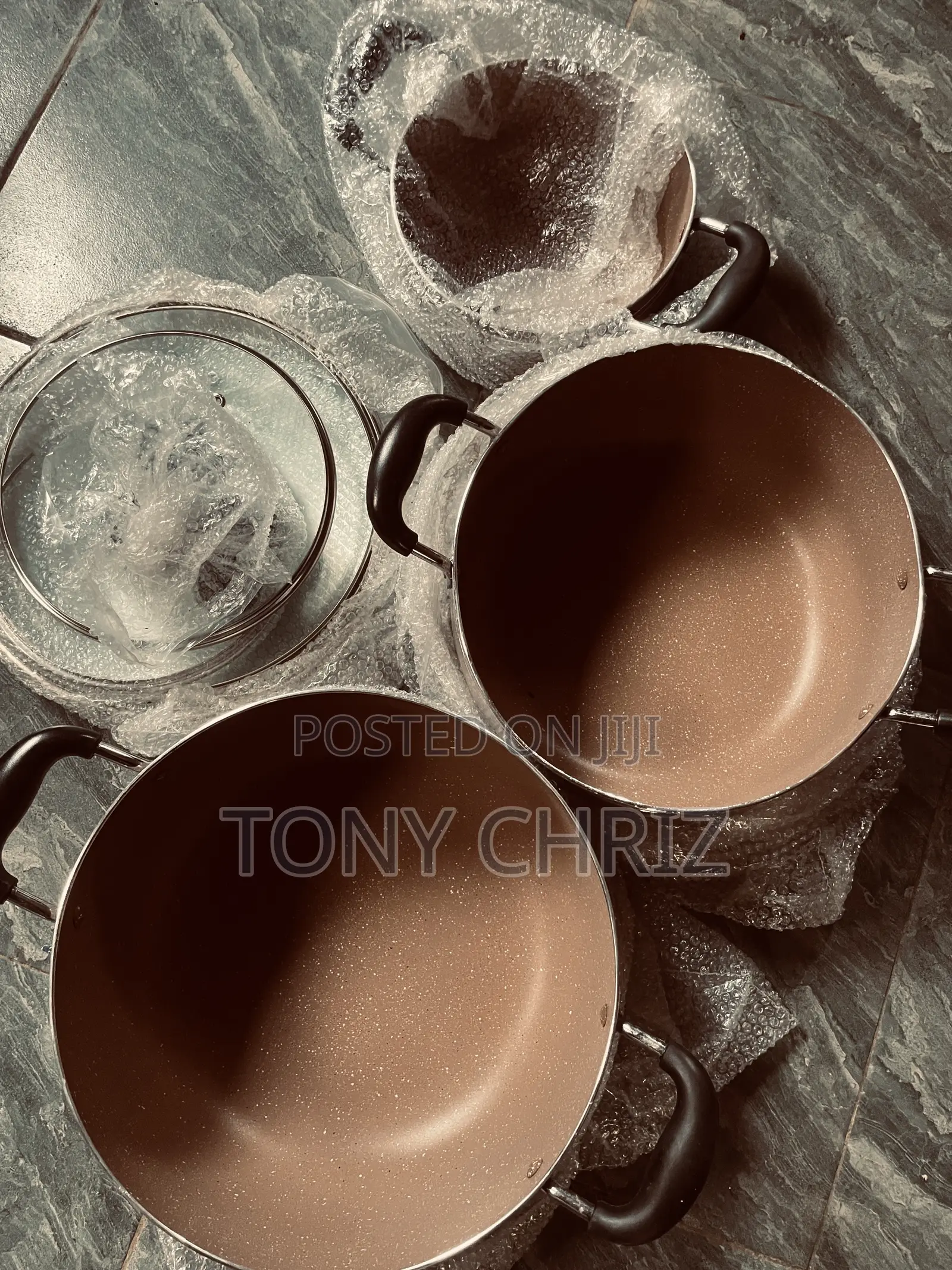 3 Nonstick Pots