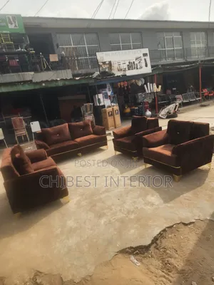 Complete Set of Brand New Padded Sofa Chairs.