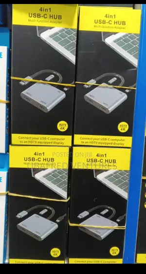 Usb C to Dual Hd Hub Adapter 4 in 1 Splitter for 2 Monitors