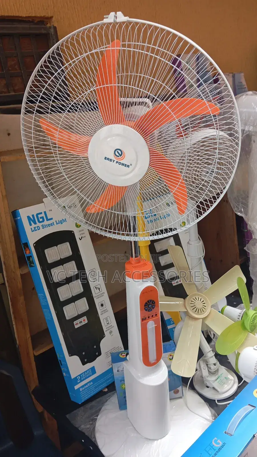Easy Power Rechargeable Fan for sale - VC Tech Accessories Price: ₦ ...