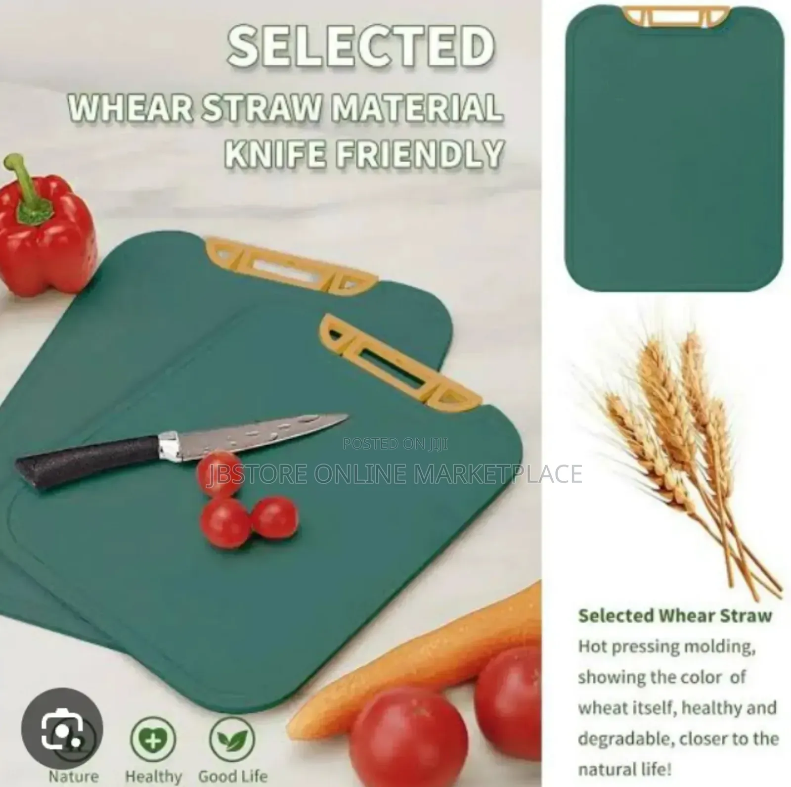 Chopping Board Is Crafted From A Wheat Straw Composite Material
