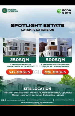Own Land for a Luxury Duplex in Katampe Extension – Fcda C of O