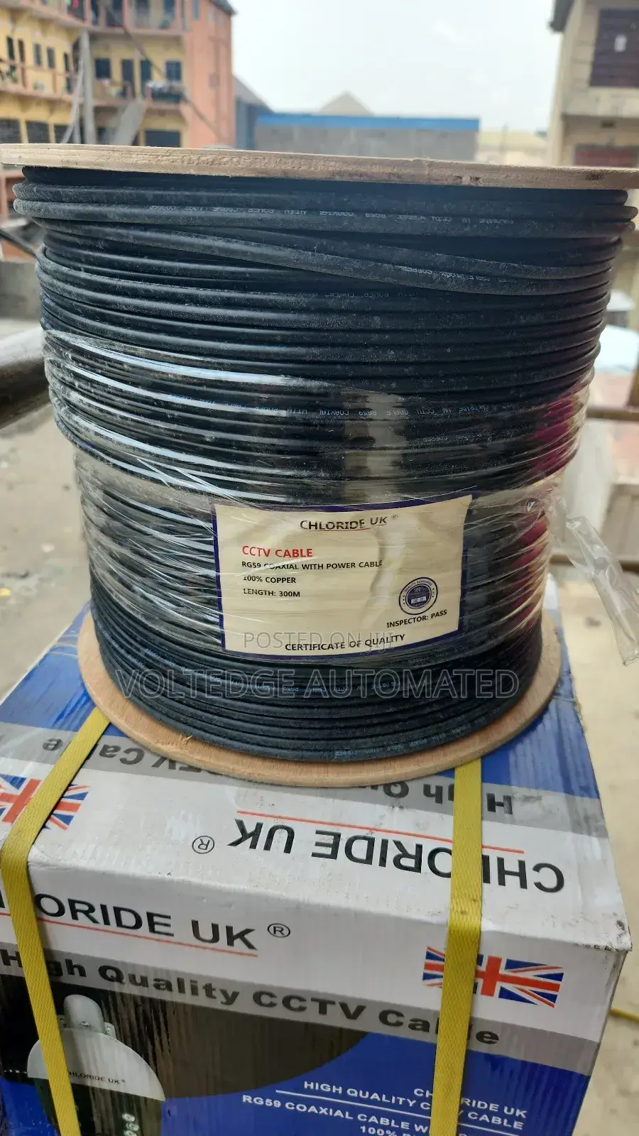 Chloride Uk Rg59 With Power Copper Cable