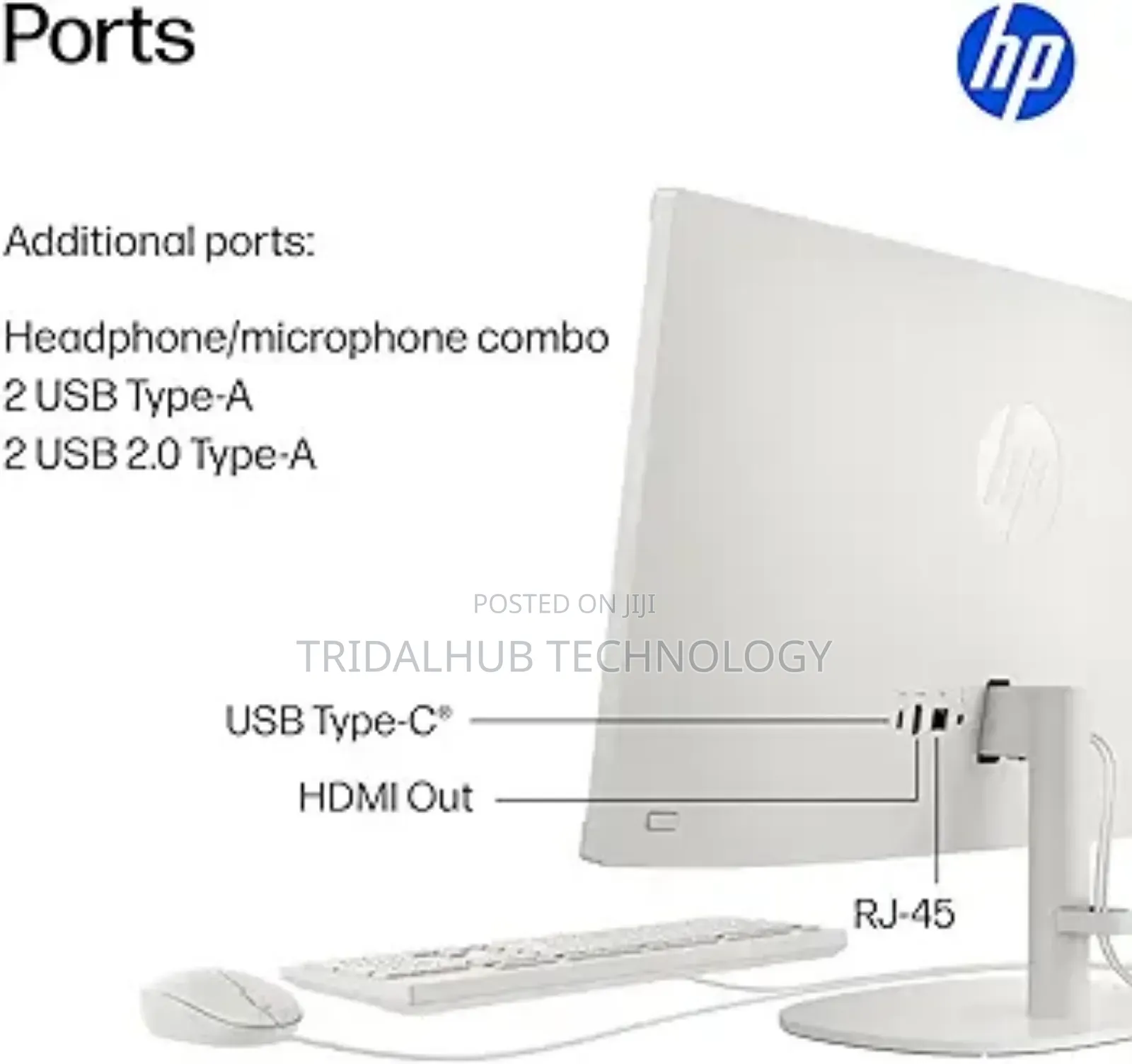 New Desktop Computer HP AiO 22 8GB Intel Pentium SSD 256GB