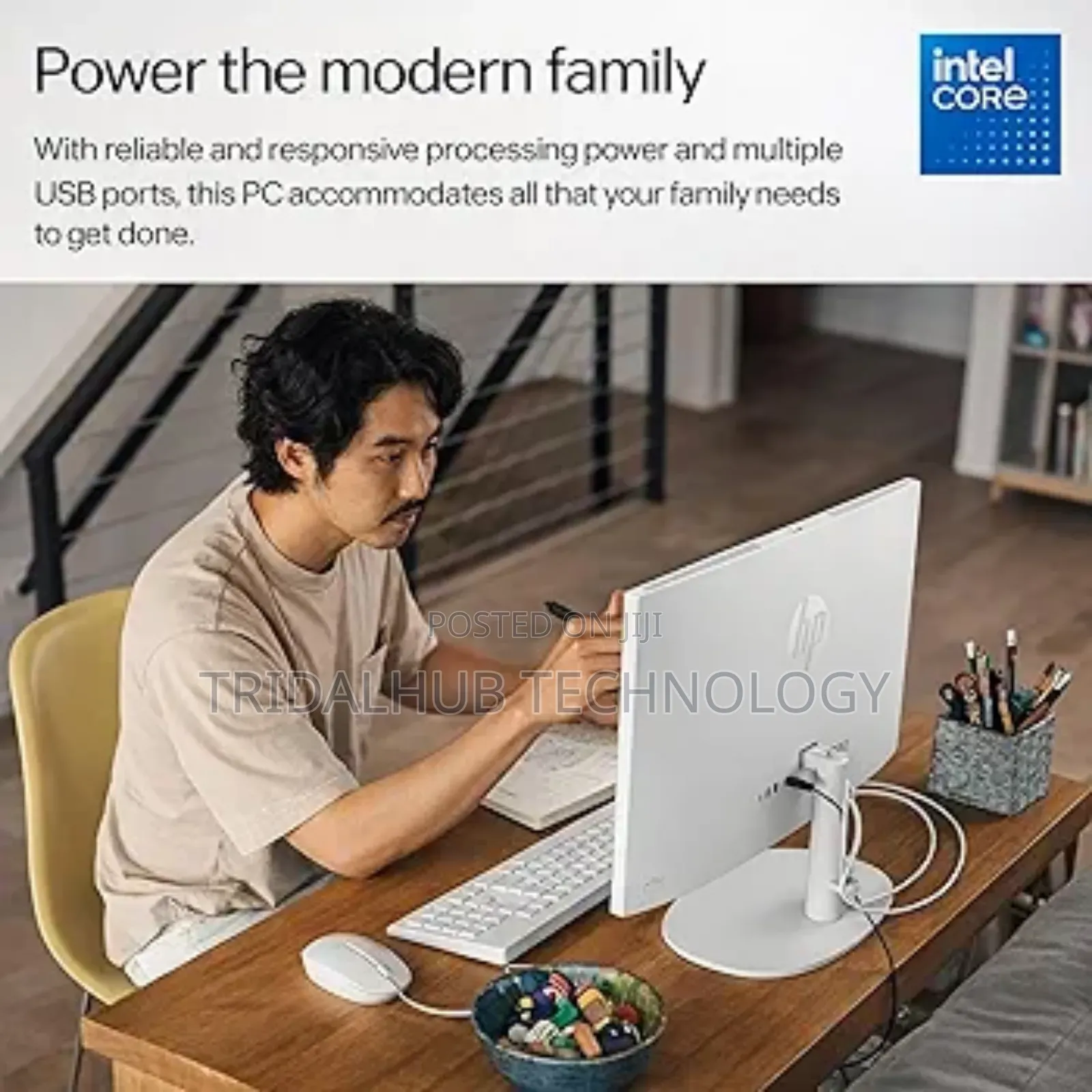 New Desktop Computer HP AiO 22 8GB Intel Pentium SSD 256GB