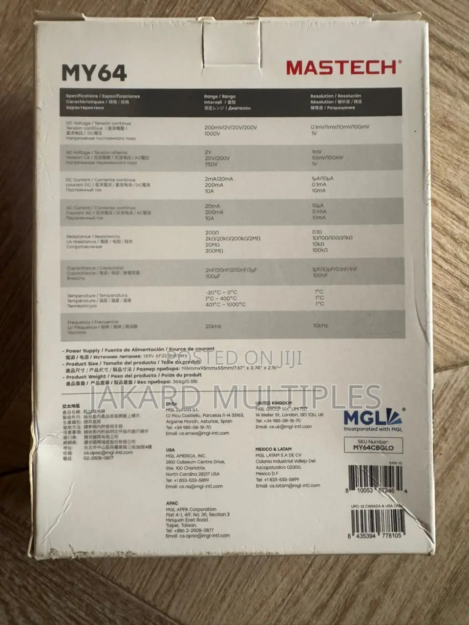 Mastech Multi Meter