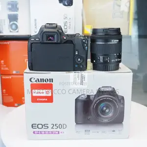 Canon 250d With 18-55mm Lens