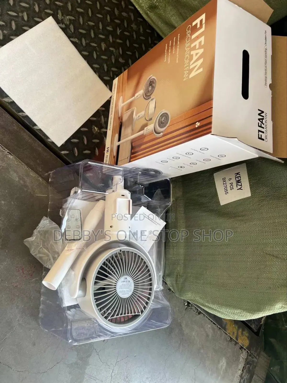 Rechargeable Fi Fan With Remote