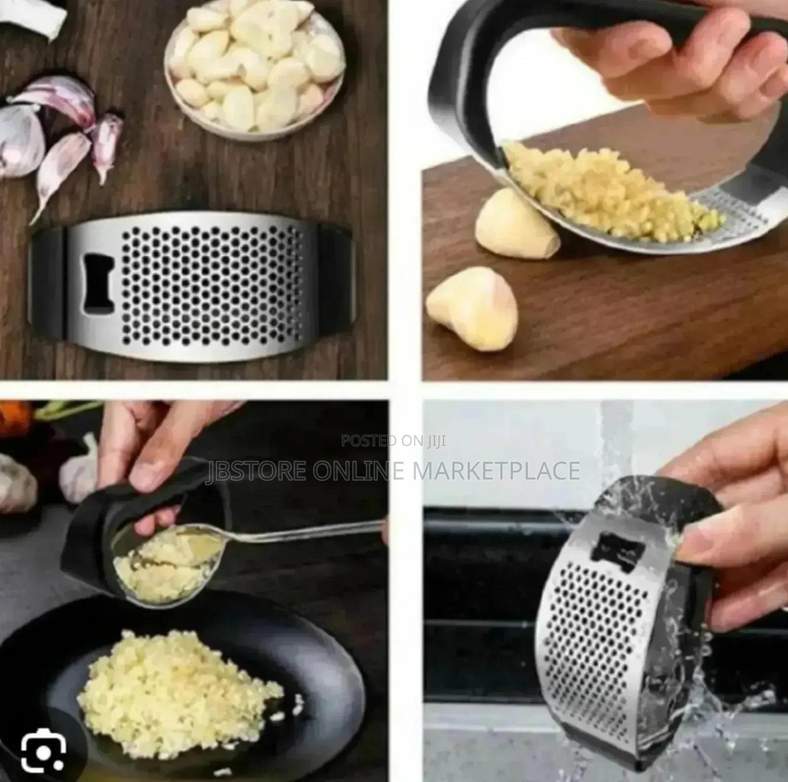 Stainless Steel Crushing Surface And An Ergonomic Handle