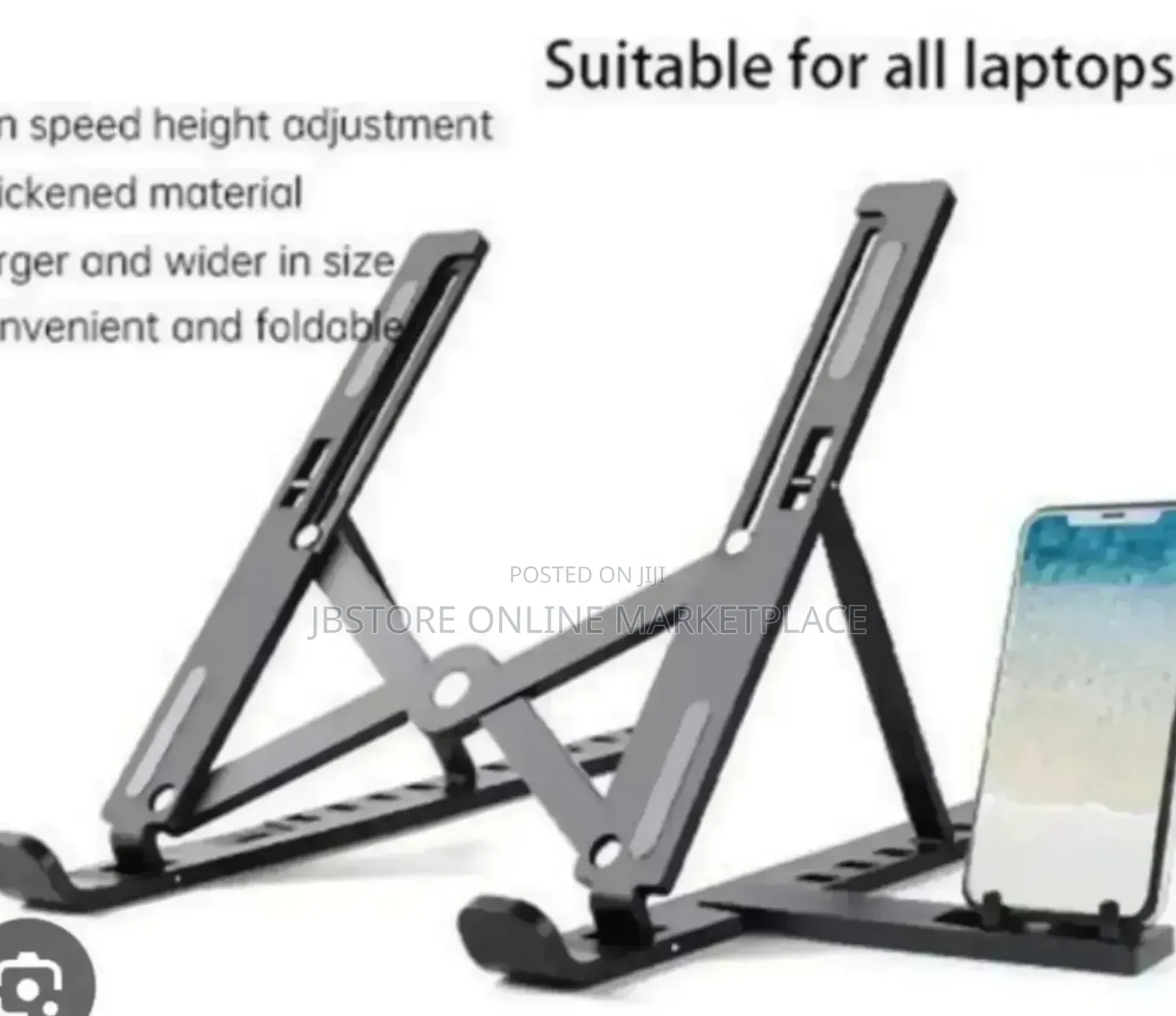 Foldable, Adjustable Laptop Stand Commonly Listed For Sale Online