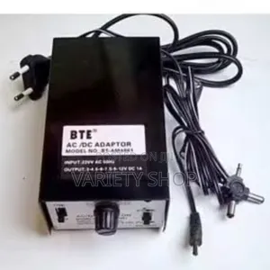 Bte Universal Ac/Dc Power Supply Adaptor Plug