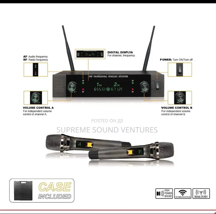 Ssv 6800 Dual Handheld Wireless Microphone