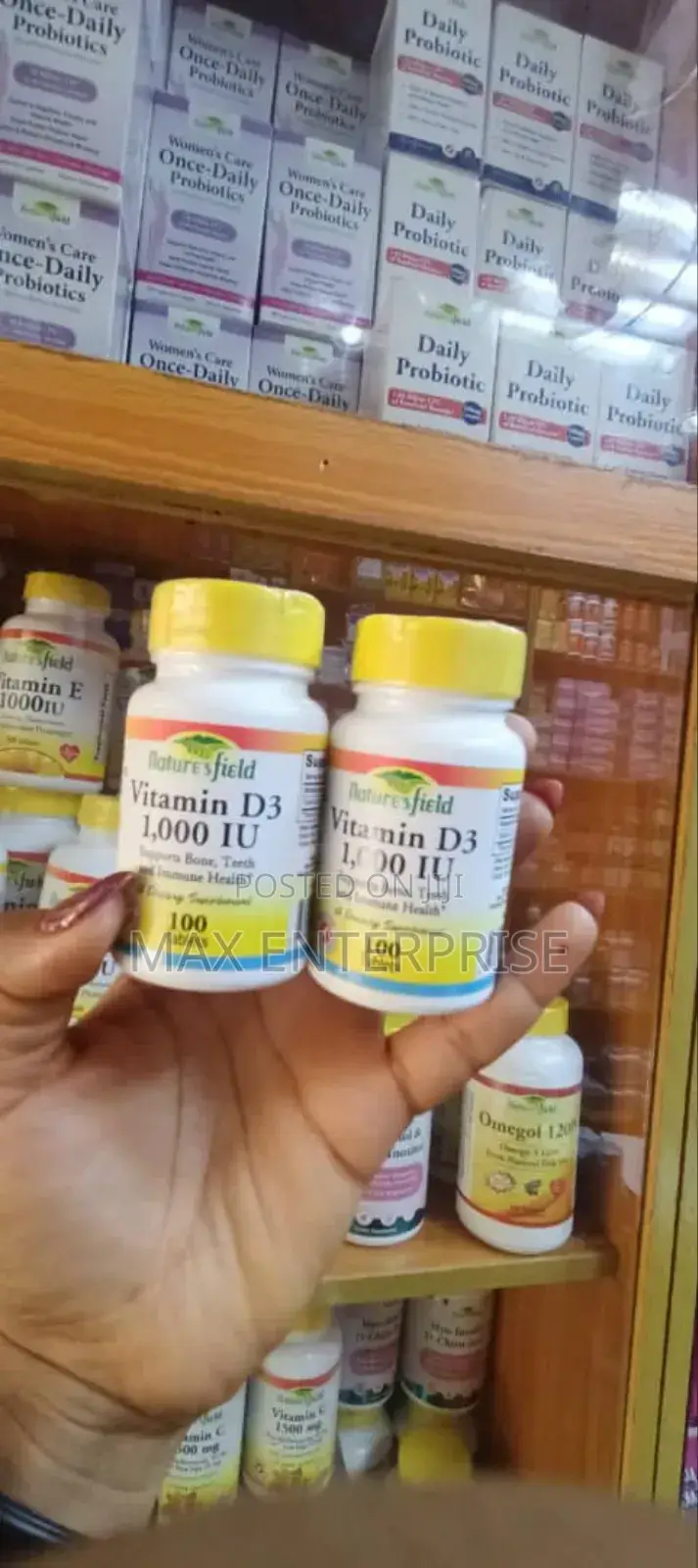 Nature's Field Vitamin D3 1000iu